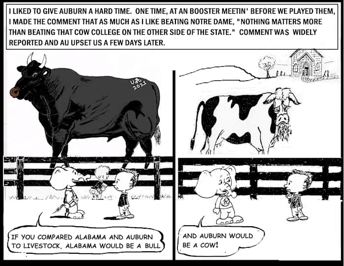 Crimson Tikes Guts and Glory: Cow College Joke